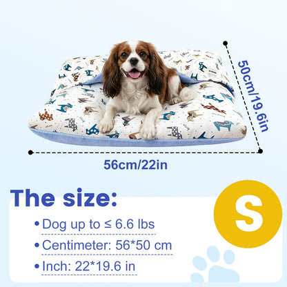 Breathable Washable Dog Bed Mattress – All-Season Pet Mat with Removable Cover & Non-Slip Bottom