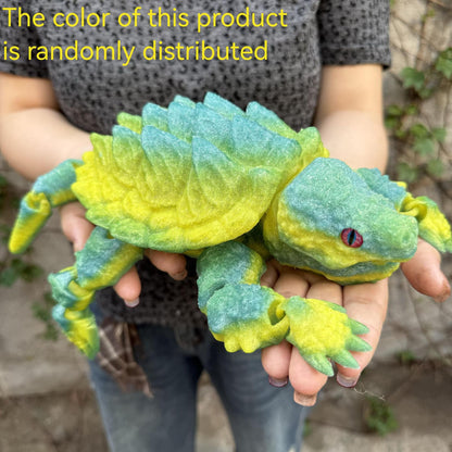 Articulated Crocodile & Turtle 3D Printed Figure, Large Flexible Movable Joints Poseable Animal Collectible