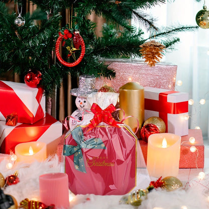 Cellophane Bags 50-Pack Large 18x30 Inch Transparent Gift Basket Wrap Bags – Clear Cellophane Wrapping for Christmas
