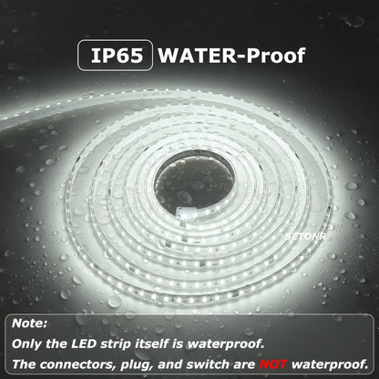 LED Strip Lights 110V AC for Home Cooking, Dining and Outdoor Meals, with the Listed Configuration