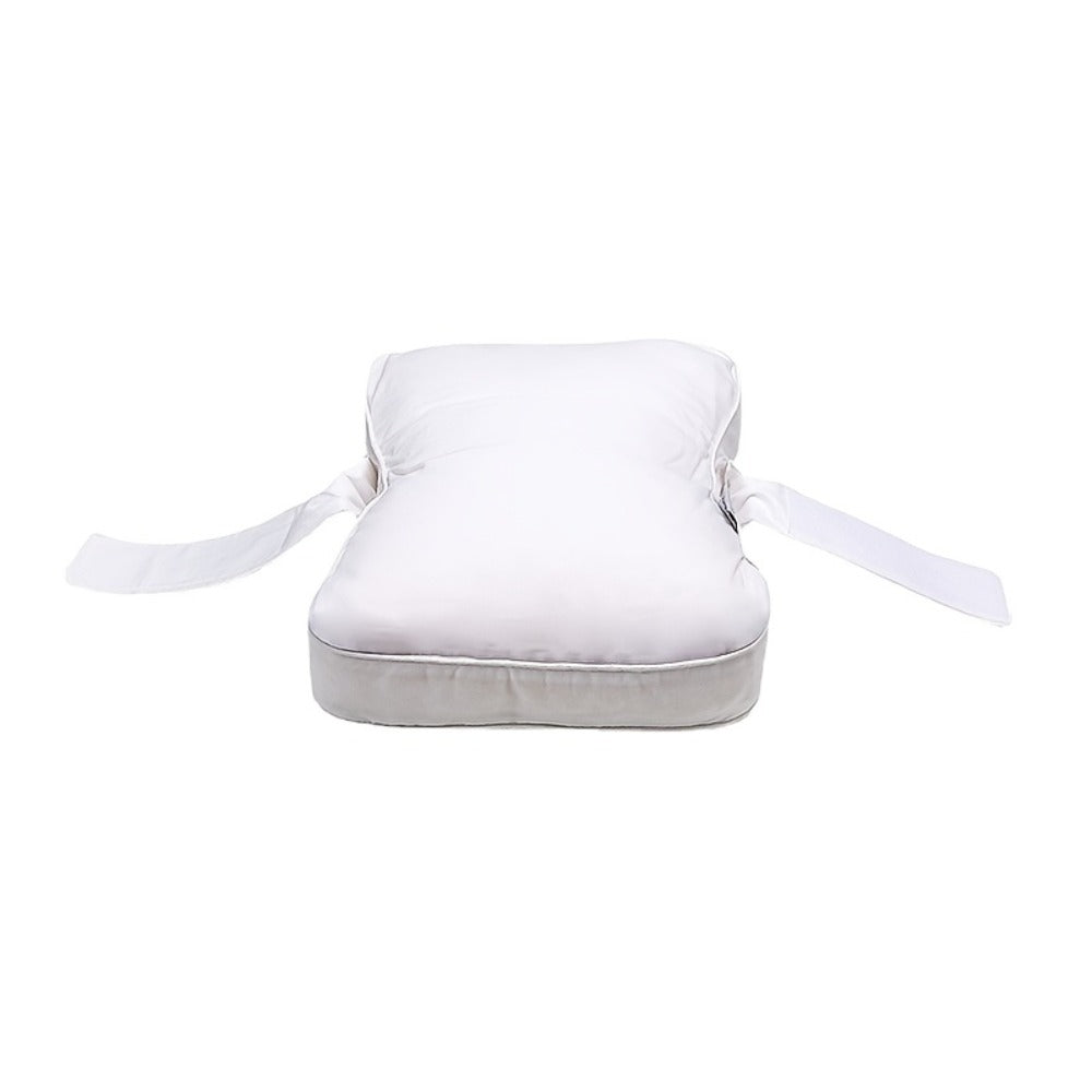 Knee Pillow for Side Sleepers - Memory Foam Leg Pillow with Adjustable Straps for Spine Alignment