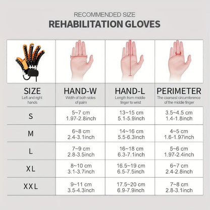 Rehabilitation Robot Gloves for Hand & Finger Training, Air Pressure Finger Exercise Device with LCD Touch Screen