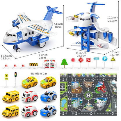 Kids Airplane Toy with LED Lights & Music with the Listed Color, Size or Set Options for Everyday Use