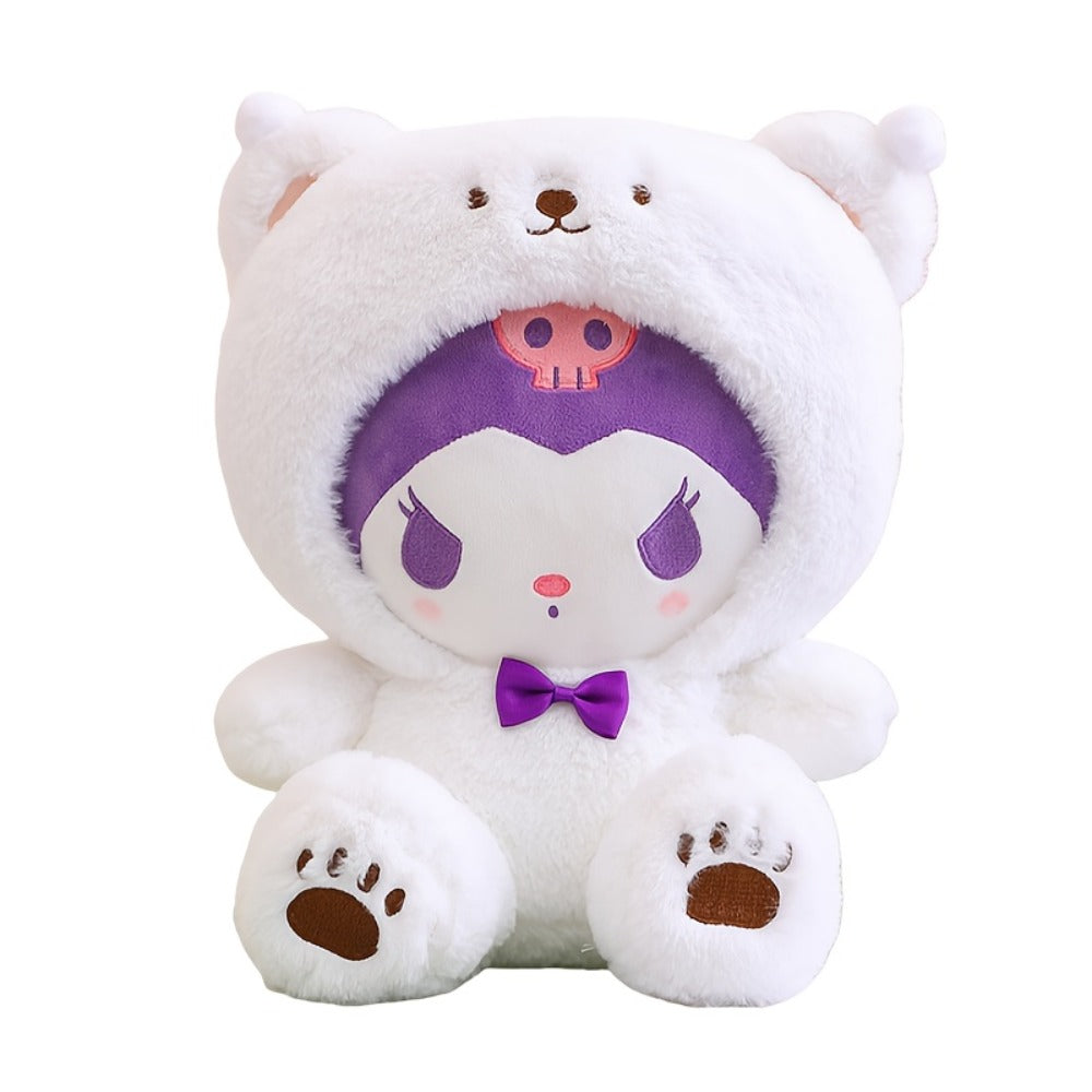 Plush Toy Big-Eared Puppy Character Doll in White, Blue Jade or Pudding Color Styles for Collecting