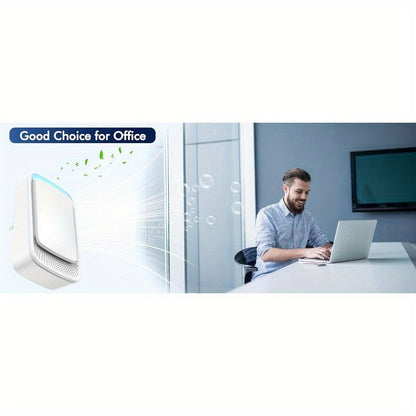 Plug-In Air Purifier Ionic, Filterless & Silent Odor Neutralizer for Home, Pets, Office & Gym, Compact 24/7 Fresh Air