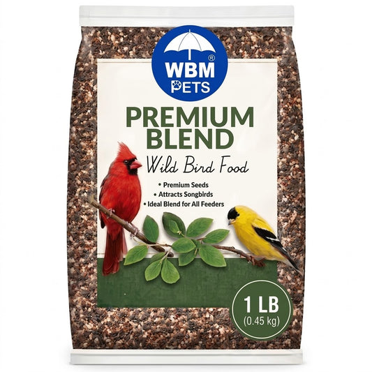Wild Bird Seed 1 lb Premium No-Filler Mix – Attracts Songbirds, Works in Hanging Feeders, Lawn Stands & Ground Feeders