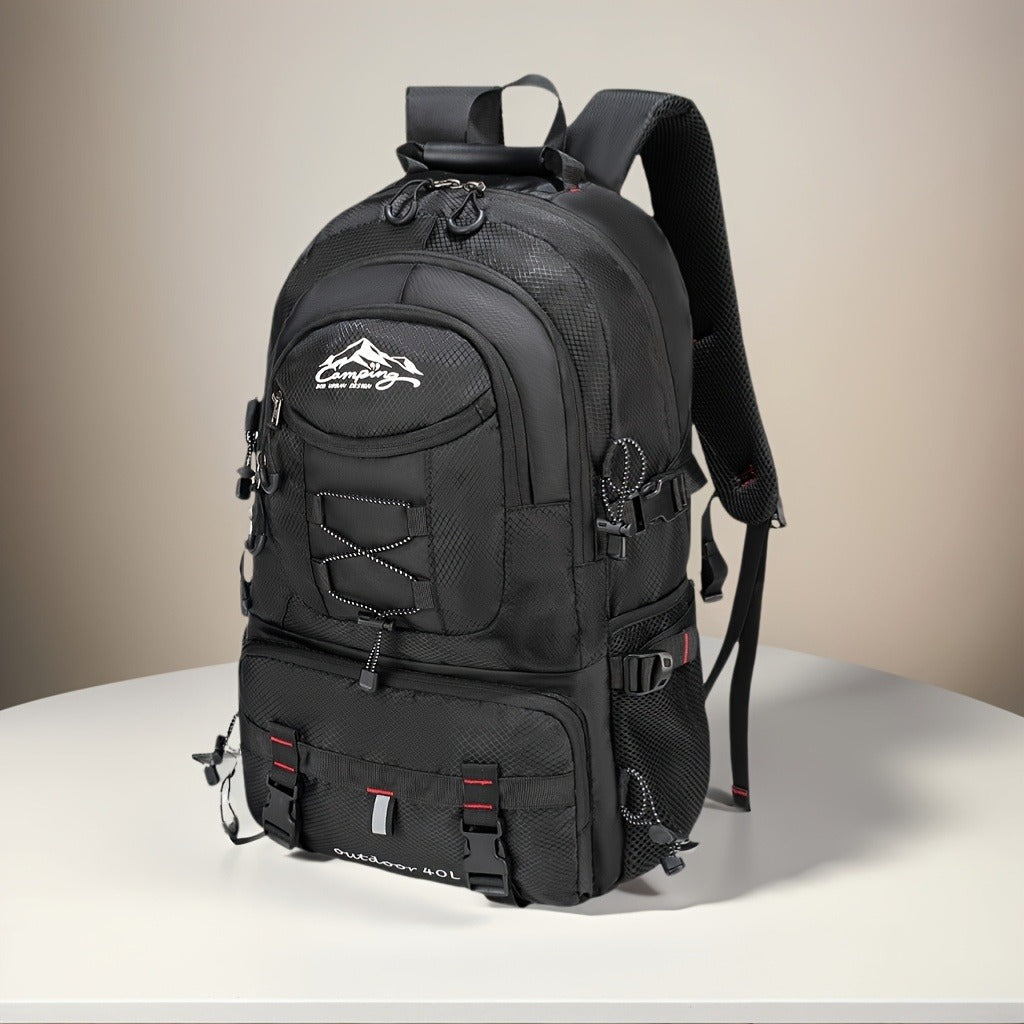 40 L Outdoor Backpack with Pictured 50 x 31 x 25 cm Size, Multi-Pocket Layout and Four Colors
