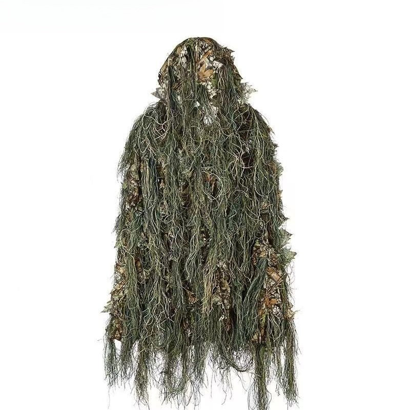 Leaf Camouflage Ghillie Cloak – Lightweight Camo Suit for Hunting, Bird Watching, Wildlife Photography, Tactical Training & Halloween