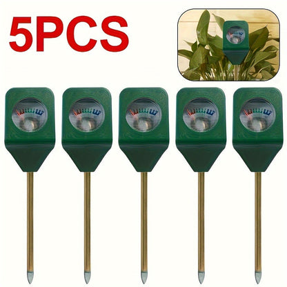 Soil Moisture Meter Probe – Mini Metal Hygrometer Sensor for Garden Plants, Portable Water Analyzer Detector for Flowers
