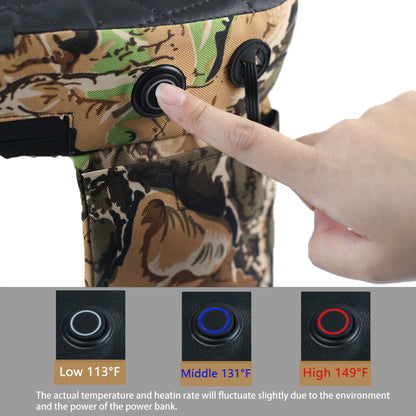 Heated Hunting Seat Foldable Camouflage – Portable Heated Cushion for Tree Stand, Ice Fishing & Outdoor Camping, Stays Warm in Cold Weather