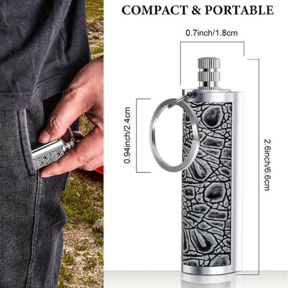 Permanent Match Fire Starter Set 4pcs, 10000-Strike Flint Metal Match Lighter with Keychain, Emergency Survival Fire Starter Kit for Outdoor