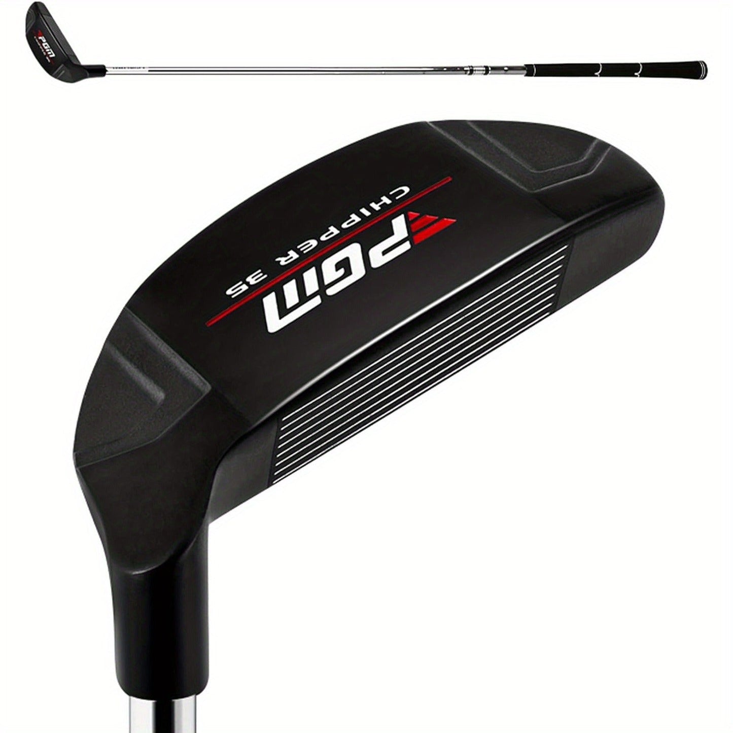 Golf Chipper Club Stainless Steel Head Regular Flex Steel Shaft 35 or 43 Degree Loft Blade Putter for Men Women Short Game Chipping Putting