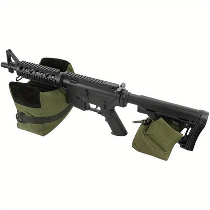 Shooting Rest Sandbag Bags Front & Rear Support Stand Holders for Rifle Gun Shotgun Bench Rest Target Sports Hunting Photography Unfilled