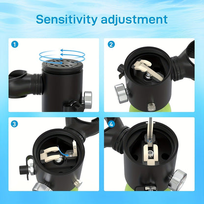 Mini Scuba Tank Set 0.5L – Reusable Diving Cylinder with Hand Pump, 3000PSI 200Bar, 35 Breaths Backup Air for Shallow Water Diving Reef