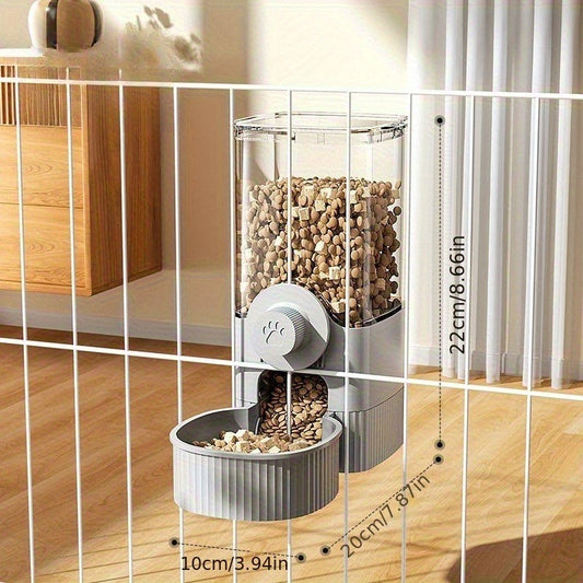 Hanging Cage Pet Water Dispenser & Automatic Feeder – No-Drip Gravity Feed Bowl for Rabbits, Guinea Pigs, Hamsters & Small Animals |