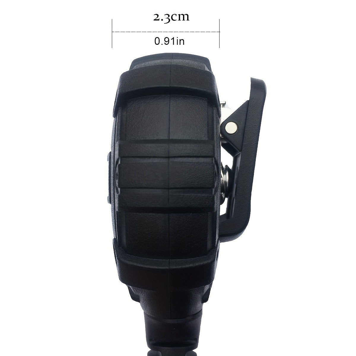 Walkie Talkie Remote Speaker Microphone H3 Lightweight Shoulder Mic PTT for Two Way Radio Clear Communication Outdoor Hiking Camping