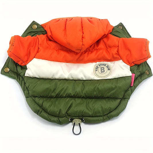Dog Winter Coat Puffer Jacket Windproof Warm Padded Snow Vest for Small Breeds, Lightweight Outdoor Dog Clothes for Chihuahua Poodle