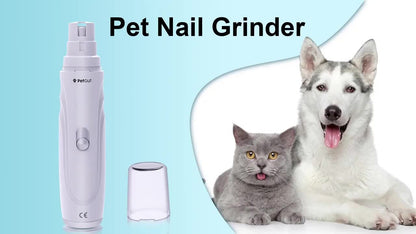 Dog Nail Grinder Electric 2-Speed – Professional Pet Nail Trimmer with High-Speed Motor, Lightweight Quiet Nail Clipper for Puppies & Dogs