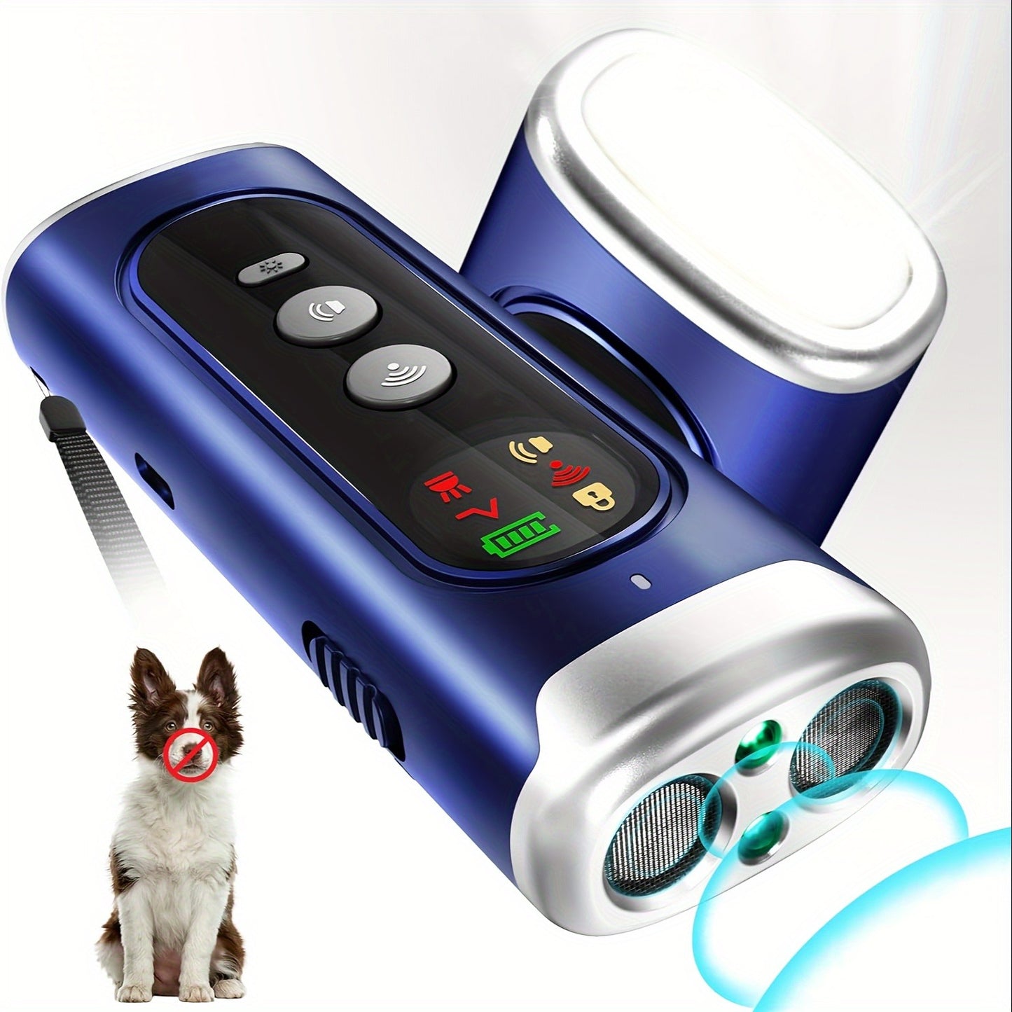 Anti-Barking Device for Dogs – Ultrasonic Bark Deterrent with Soundwave Technology, Portable Handheld Stop Barking Tool