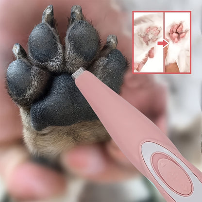 Pet Detail Trimmer Cordless USB Rechargeable – Ceramic Blade Precision Clipper for Dogs Cats Face Paws Ears Eyes Tail
