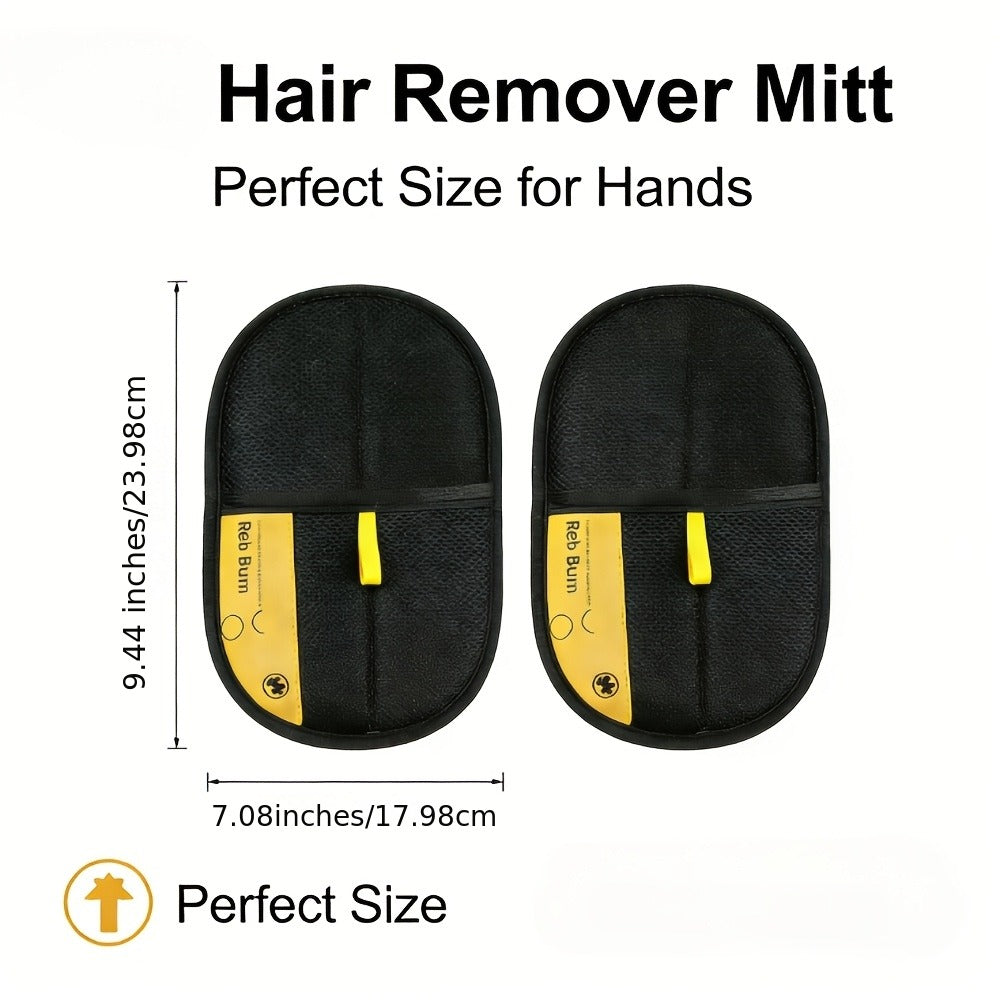 Pet Hair Removal Gloves 4-Pack – Static Elimination Technology, Reusable Lint Remover for Sofa, Bedding, Clothing, Blankets, Cat & Dog Beds
