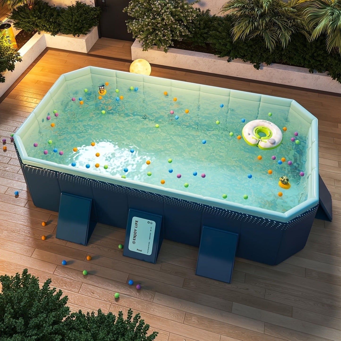 Above Ground Pool for Garden, Patio and Yard Use, with the Listed Configuration, for Everyday Use and Organized Storage