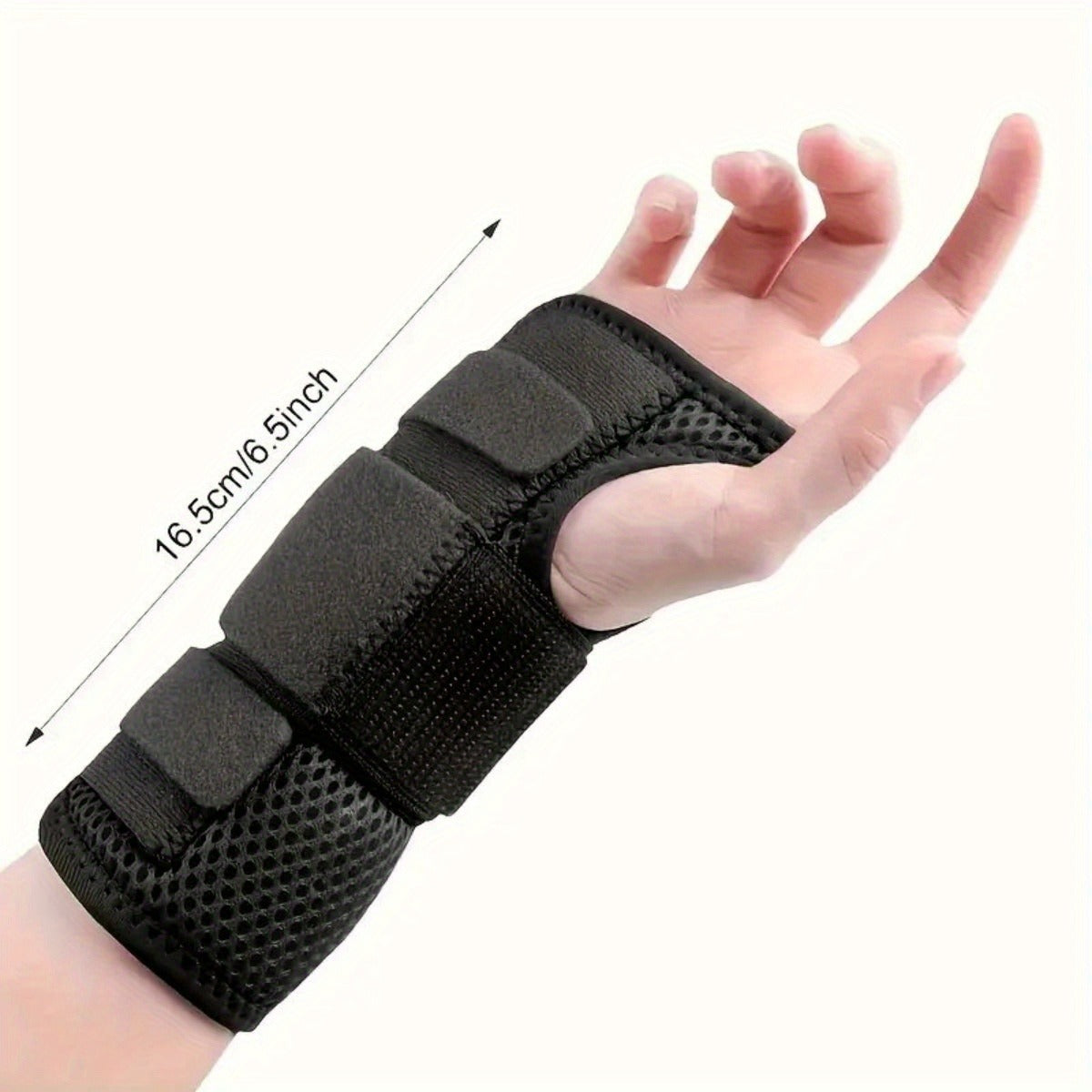 Carpal Tunnel Wrist Brace 2-Pack – Left & Right Hand Adjustable Compression Night Support Splint | One Size Fits All Wrist Stabilizer
