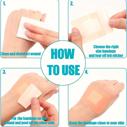 720-Piece Variety Bandages Pack – Assorted Sizes Breathable Adhesive Bandages Bulk Set with Fingertip & Knuckle Bandages for First Aid