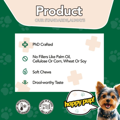Calming Chews for Dogs & Cats 90ct – Natural Herbal Anxiety & Stress Relief Supplement for Separation, Thunder, Fireworks & Barking
