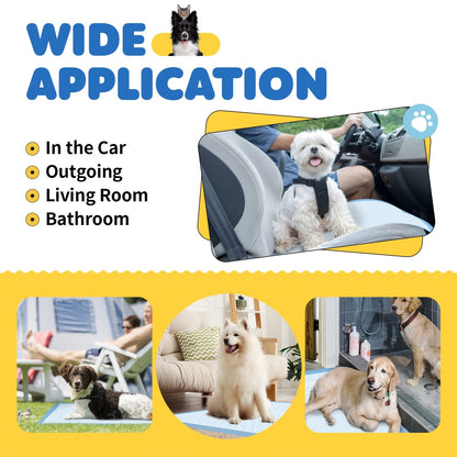 6-Layer Puppy Pads 100 Count – Super Absorbent Leak-Proof Odor Control Dog Pee Pads for Potty Training, Large & XL Size 34"x28" and 22"x22"
