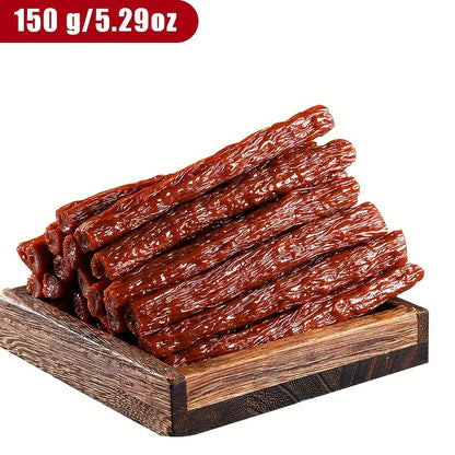 Beef Tendon Dog Chews – Natural Beef Strips Cubes & Diced Beef with Egg Yolk, High Protein Long-Lasting Dental Chews & Training Treats