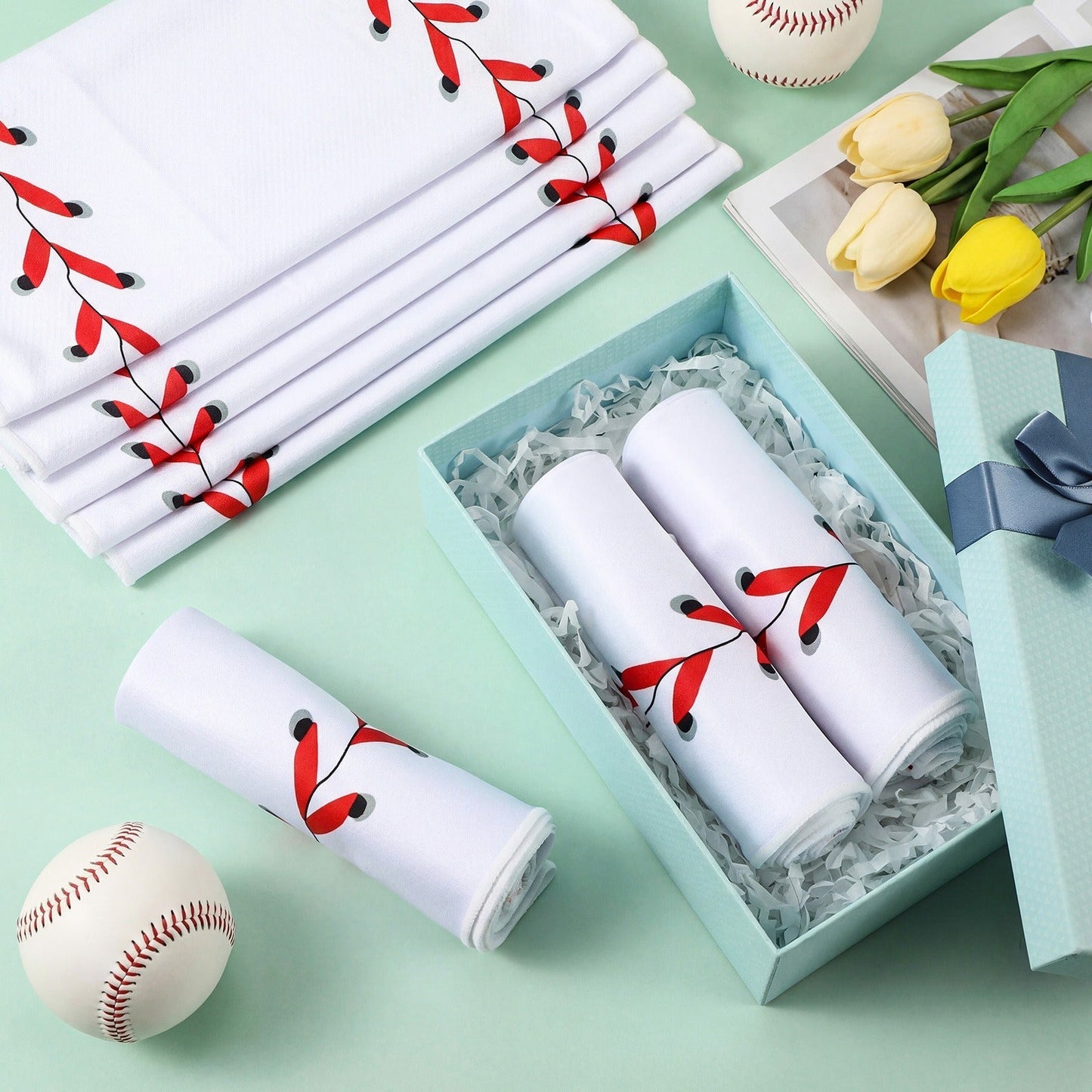 Cooling Towels for Sports 12-Pack – 47”×12” Instant Chilling Ice Towel for Baseball, Gym, Running & Outdoor Activities