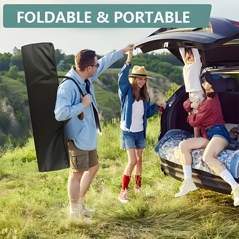 Folding Camping Bed with Carry Bag and No-Pad or Mattress Checkout Options Labeled 450, 500 or 600 lb