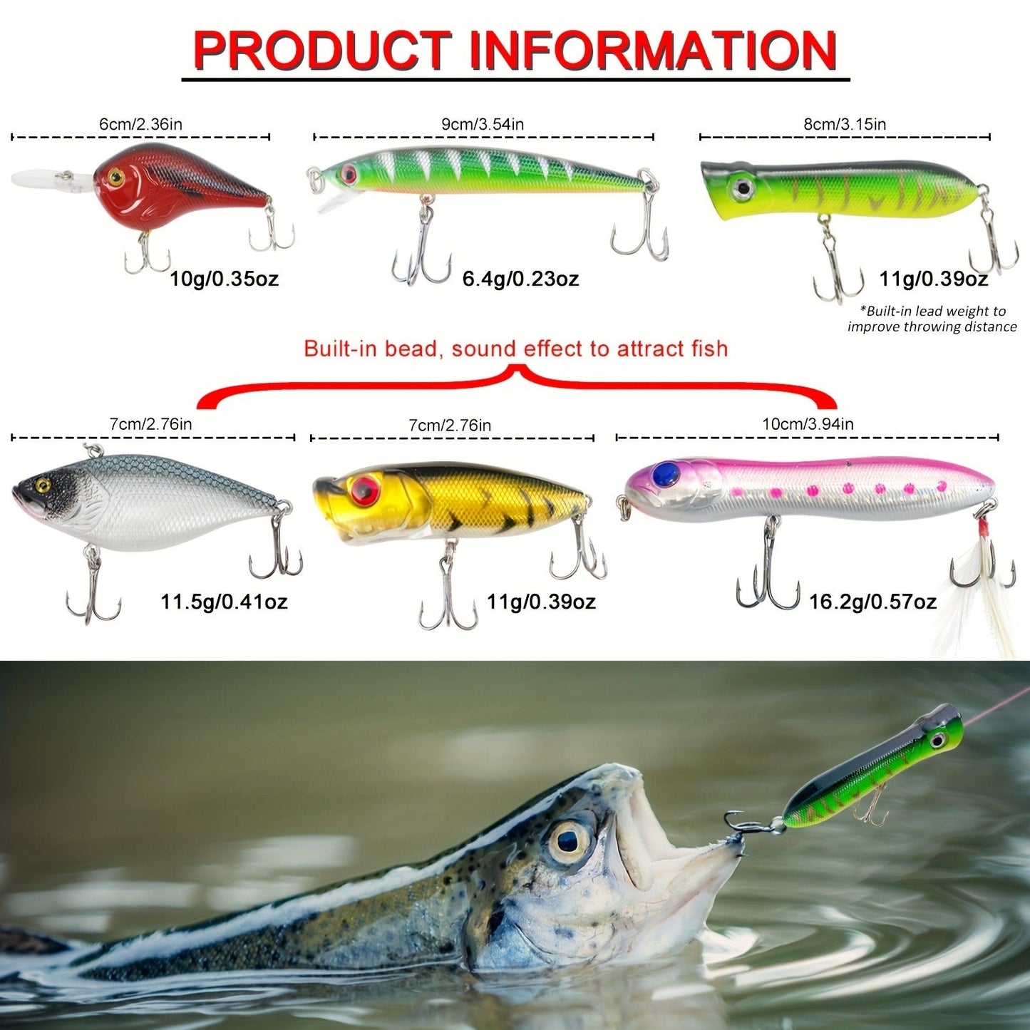 491-Piece Fishing Lures Kit – Complete Tackle Box Set with Soft Lures, Sinker Weights, Hooks, Jigs, Spinnerbait, Crankbait