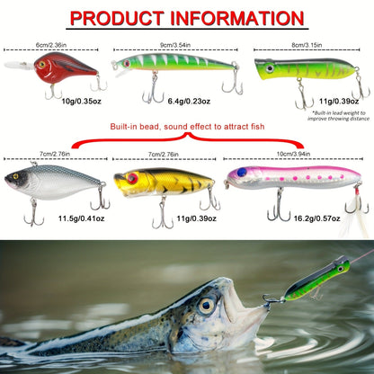 491-Piece Fishing Lures Kit – Complete Tackle Box Set with Soft Lures, Sinker Weights, Hooks, Jigs, Spinnerbait, Crankbait