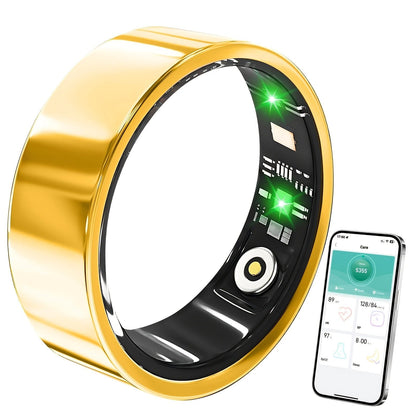 Ring for Men, Health Monitor – Step Counter, Sleep Tracker, Heart Rate & Fitness Tracker Ring for Men | Multiple Sizes & Colors