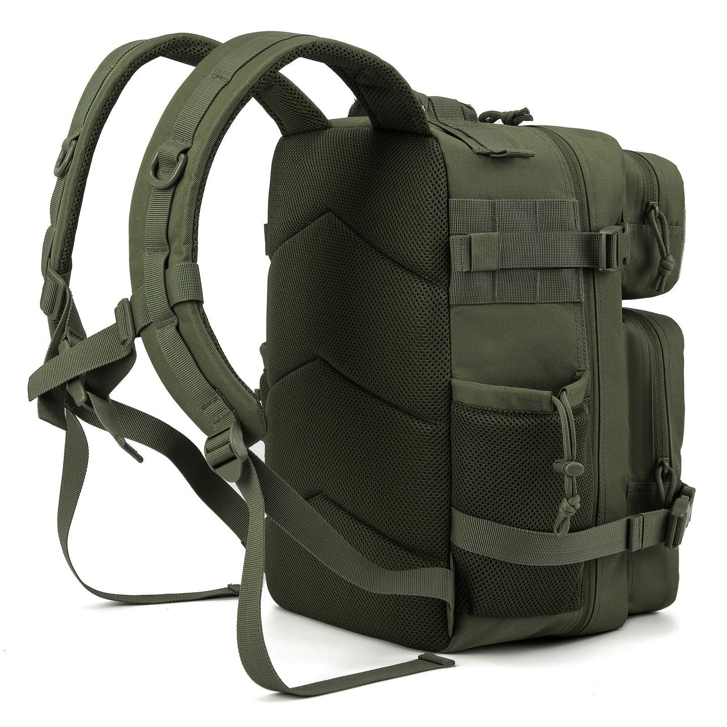 25L Tactical Laptop Backpack with Dual Side Bottle Pockets and Nine Color or Pattern Options