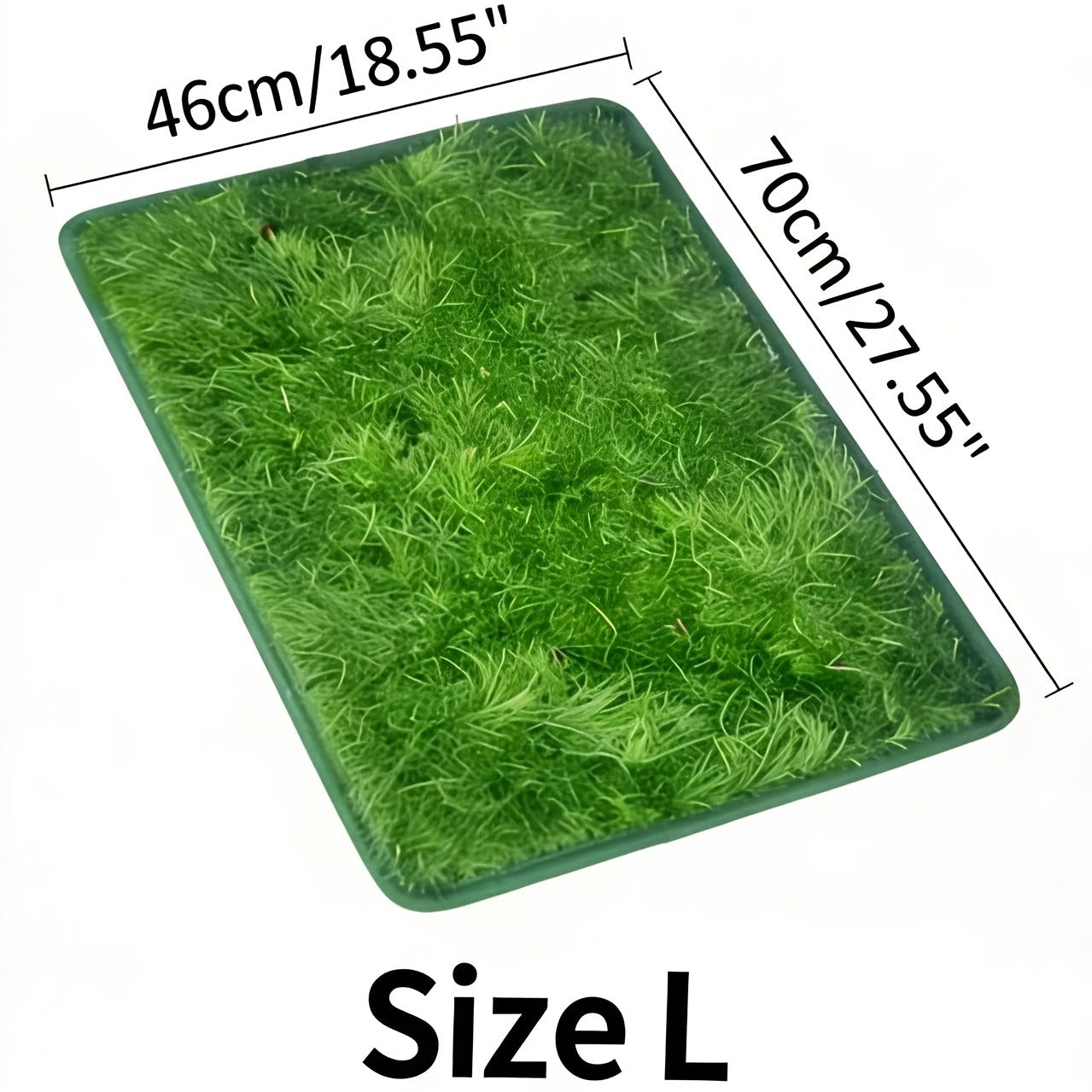 Artificial Grass Dog Potty Pad Washable Reusable – Odor-Proof Pet Training Lawn Mat for Indoor Outdoor Use