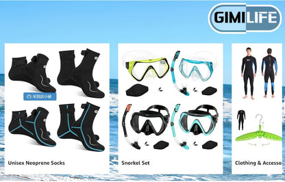 3mm Neoprene Diving Socks – Water Socks for Men & Women