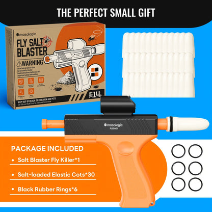 Bug Salt Gun Fly Pistol Salt Shooter Pest Control Toy No Chemicals No Batteries Indoor Outdoor Home Garden Camping Gift