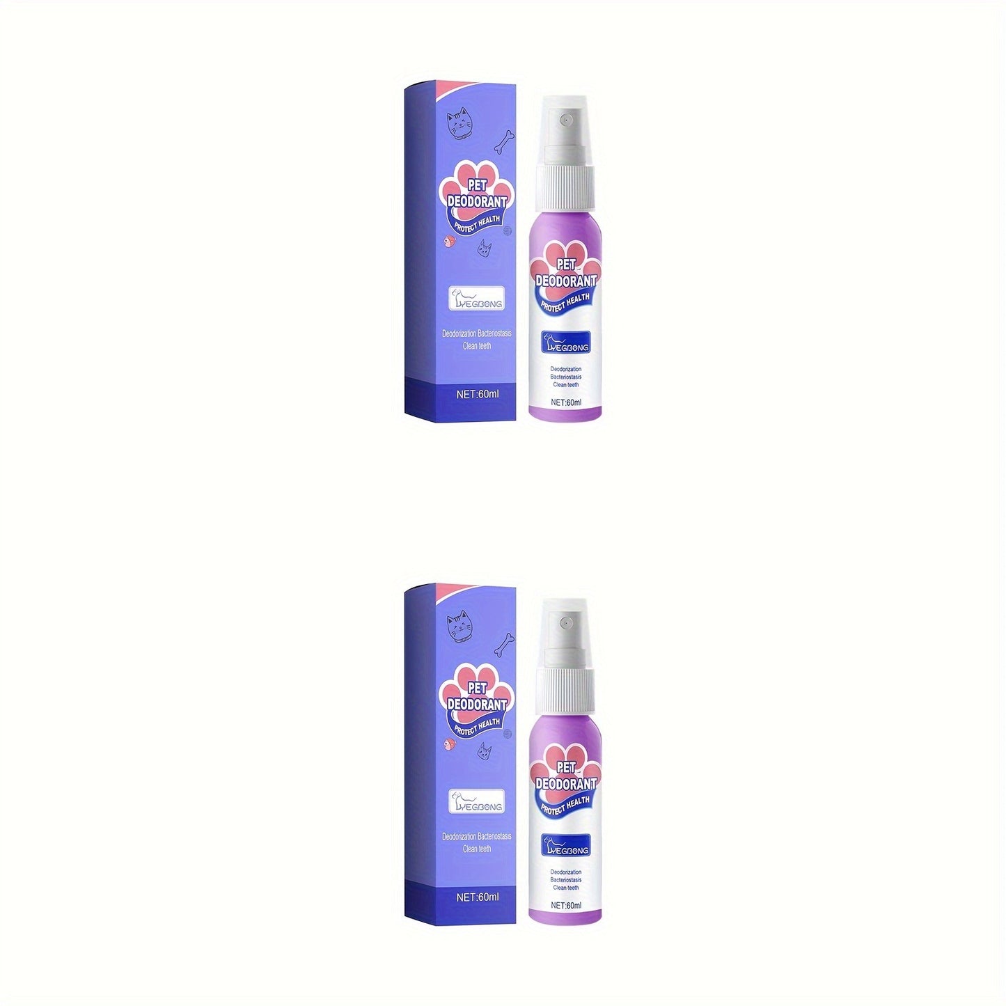 Pet Dental Spray for Dogs & Cats – Teeth Cleaning & Bad Breath Freshener, No-Brush Oral Care Spray for Plaque & Tartar Control
