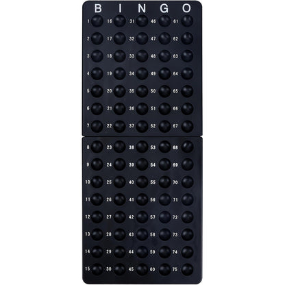 Deluxe Bingo Game Set with Stainless Steel Metal Cage | Includes Bingo Balls Cards & Colorful Chips | Classic Family Board Game for Game