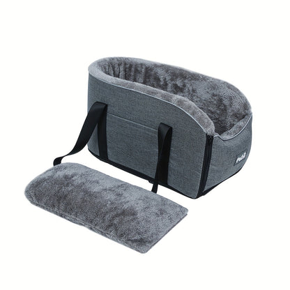 Pet Travel Bag & Car Seat for Small Medium Dogs Cats – Portable Polyester Carrier with Secure Buckle Closure