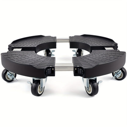 Plant Caddy with Wheels | 330 Lbs Heavy Duty, 8 Lockable Casters, Fits 8"-22" Pots