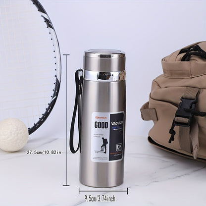 Insulated Water Bottle 1000ml 316 Stainless Steel – Double Wall Vacuum Flask with Leak-Proof Lid, Wide Mouth