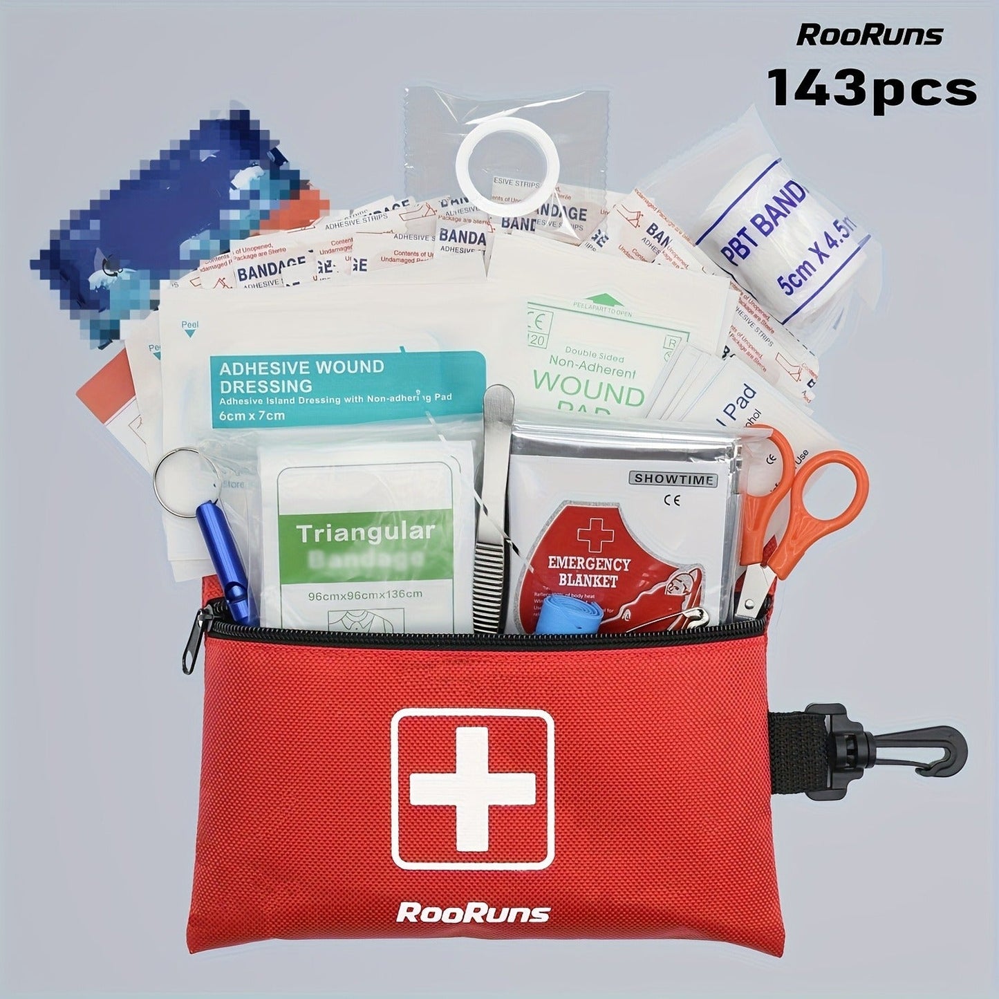 First Aid Kit in B373, B143 Mini or 152-Piece Configurations with Red, Orange and Blue Case Options
