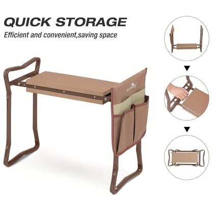 Garden Kneeler and Seat, for Garden, Patio and Yard Use, with the Listed Configuration, for Everyday Use and Organized Storage