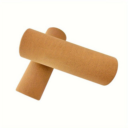 Cork Yoga Roller High-Density Foam Roller for Muscle Massage – 11.81 Inch Textured Surface for Neck & Back Pain Relief