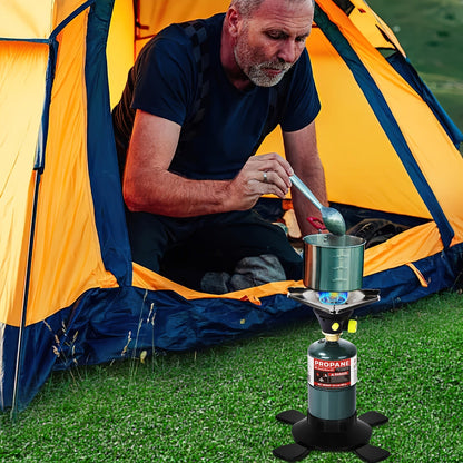 Backpacking Stove Bottletop Propane, Hotdevil HD-5005 Camping Stove with Instant Ignition, Propane & MAPP Gas Compatible