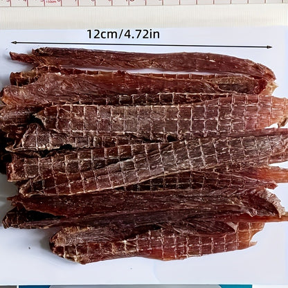Dental Treats for Dogs, Duck Jerky Dog Chews Real Meat High Protein Low Fat Long-Lasting Dental Treats for Small Medium Large Dogs Training